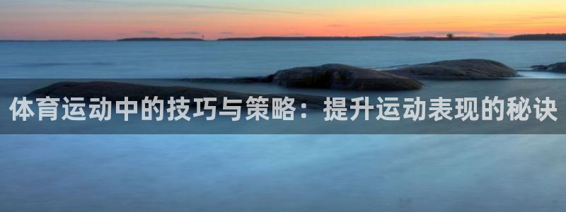 一竞技官网下载招商电话：体育运动中的技巧与策略：提升运动表现